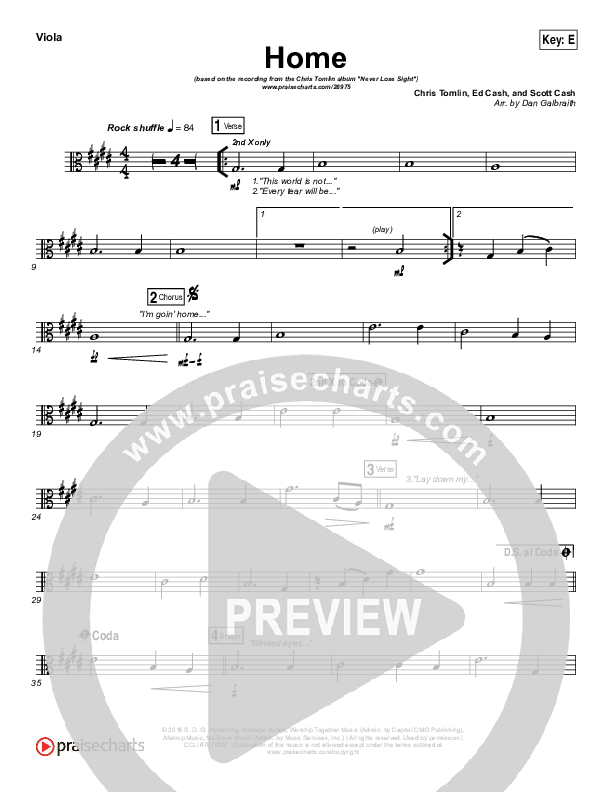 Home Viola (Chris Tomlin)