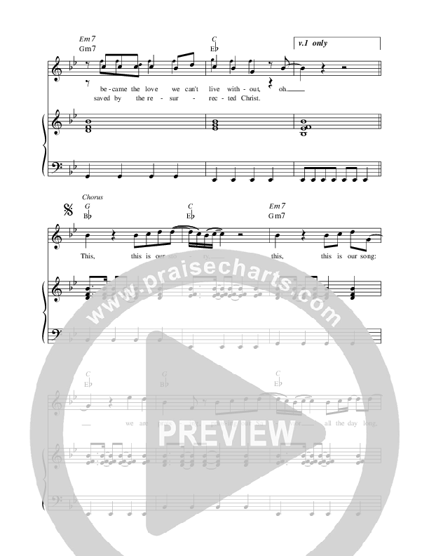 Our Story Our Song Sheet Music PDF (Prestonwood Worship / Jordan