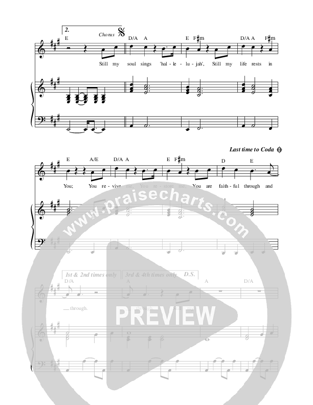 Still My Soul Sings Lead & Piano (Prestonwood Worship / Michael Neale)