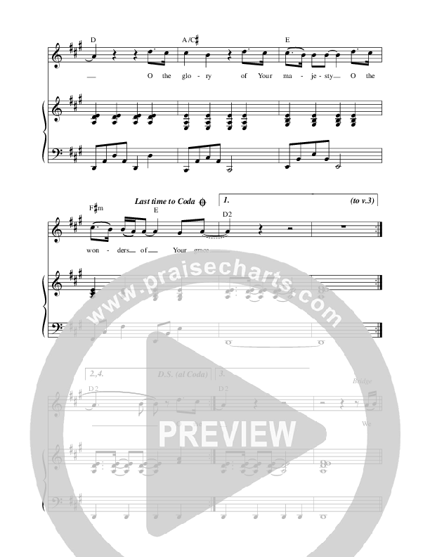 We Turn Our Eyes Lead & Piano (Prestonwood Worship / Paul Baloche)