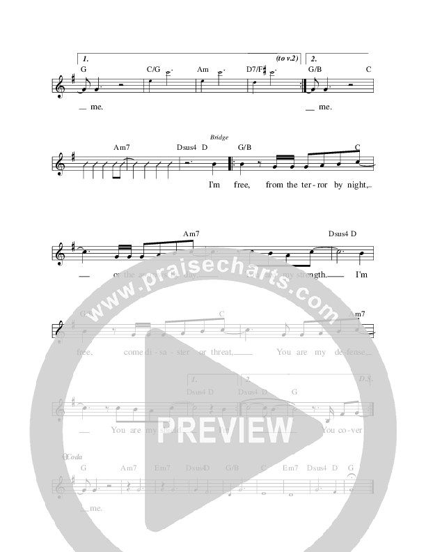 You Cover Me Lead Sheet (Prestonwood Worship / Emily Inman)