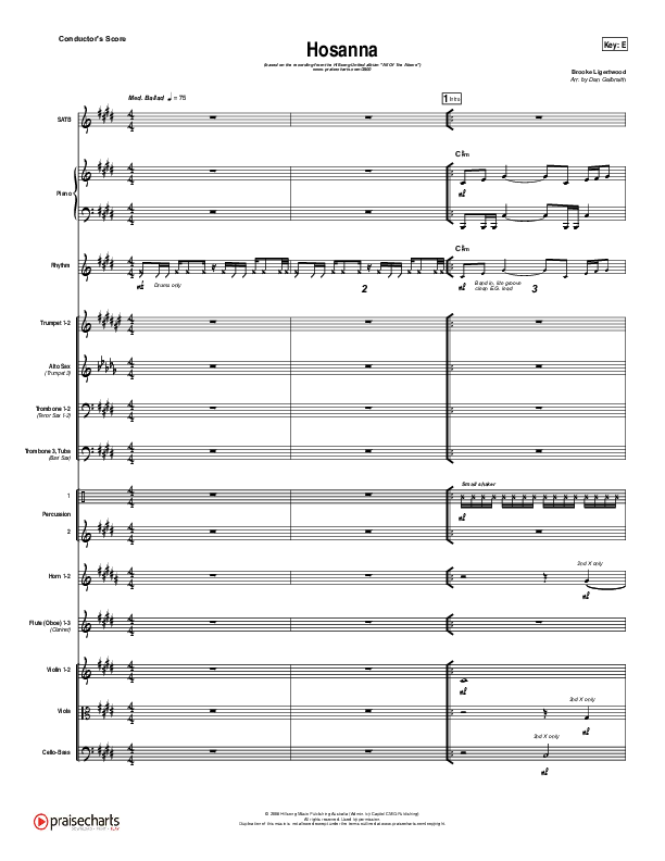 Hosanna Orchestration (Hillsong UNITED)
