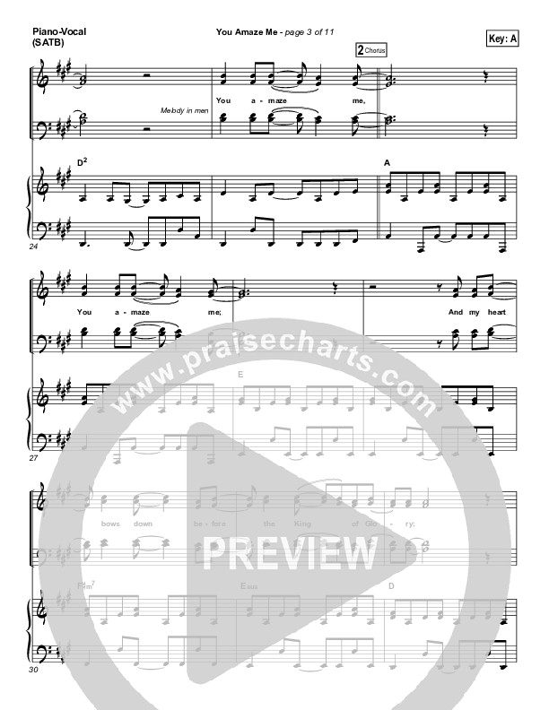 You Amaze Me Piano/Vocal Pack (Michael Neale)