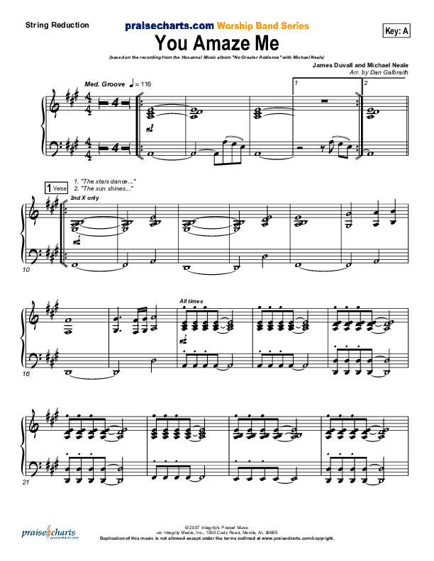 You Amaze Me String Pack (Michael Neale)