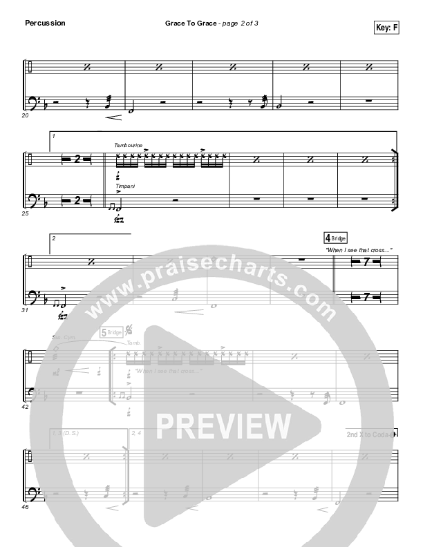 Grace To Grace Percussion (Hillsong Worship)