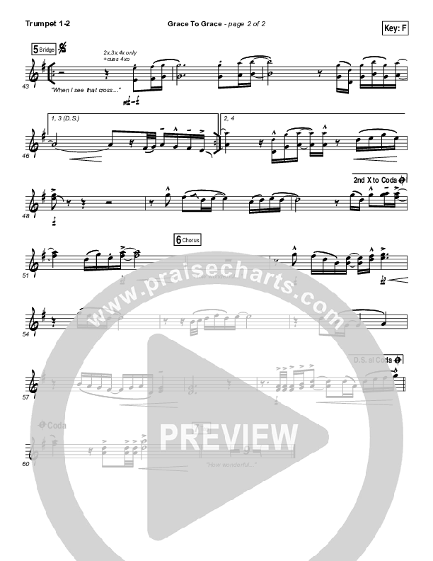 Grace To Grace Trumpet 1,2 (Hillsong Worship)