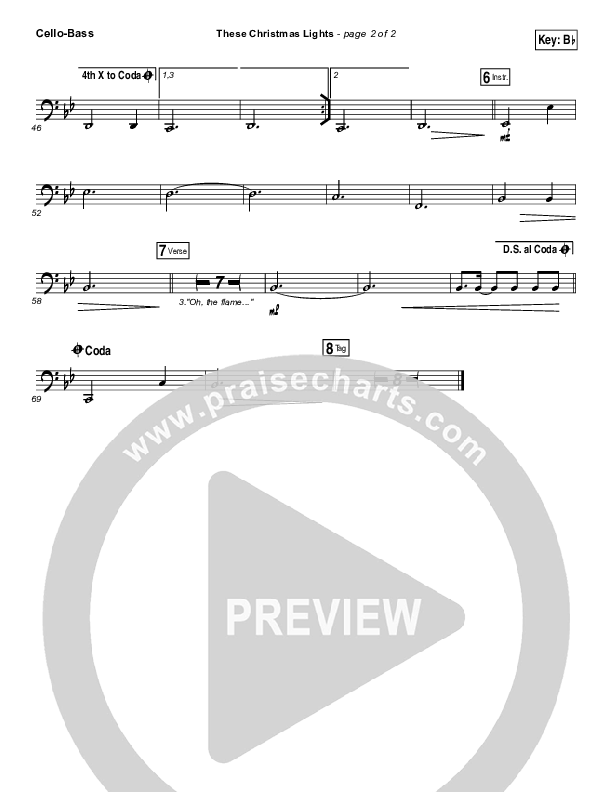 These Christmas Lights Cello/Bass (Matt Redman)