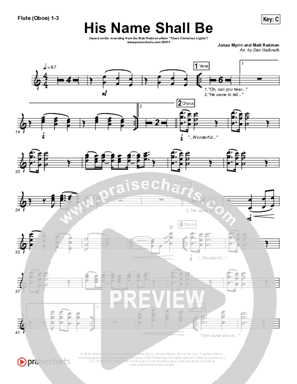 His Name Shall Be Wind Pack (Matt Redman)