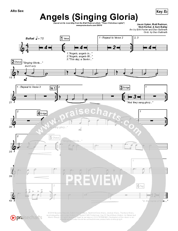 Angels (Singing Gloria) Wind Pack (Matt Redman / Chris Tomlin)