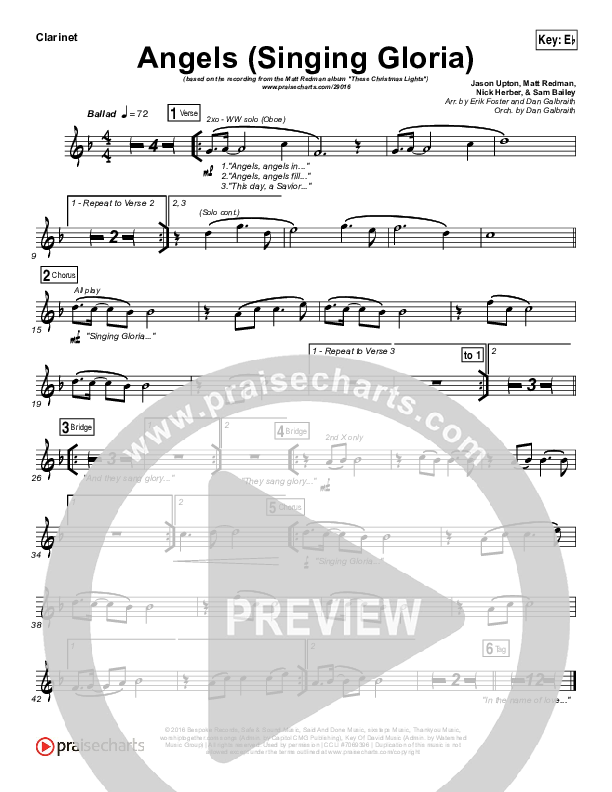 Angels (Singing Gloria) Wind Pack (Matt Redman / Chris Tomlin)