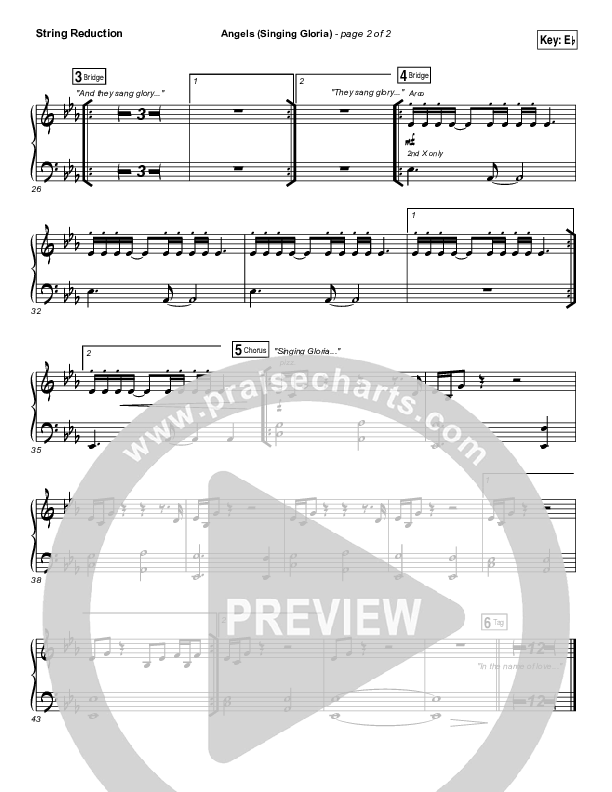 Angels (Singing Gloria) Synth Strings (Matt Redman / Chris Tomlin)