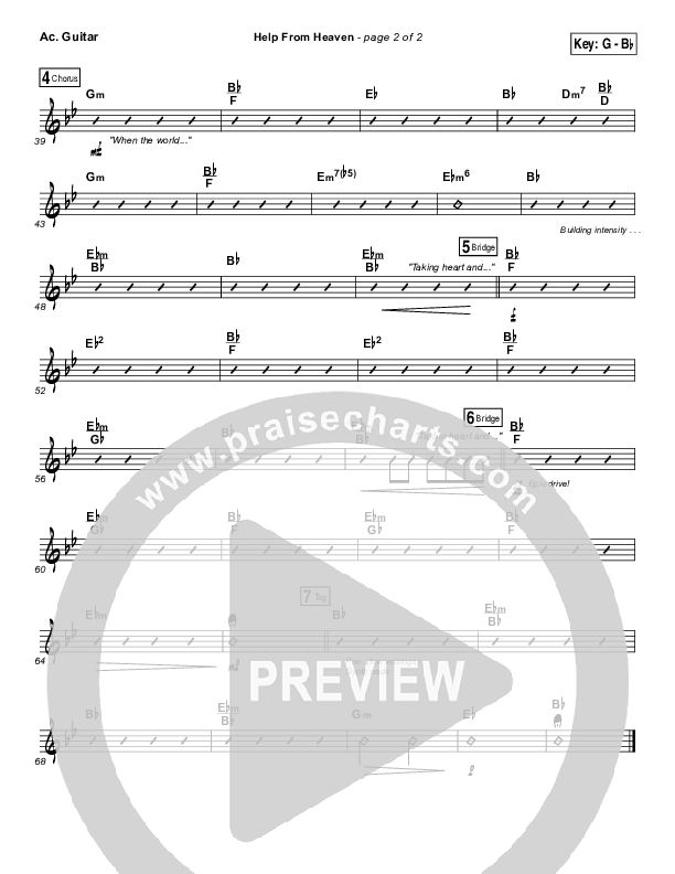 Help From Heaven Acoustic Guitar (Matt Redman / Natasha Bedingfield)