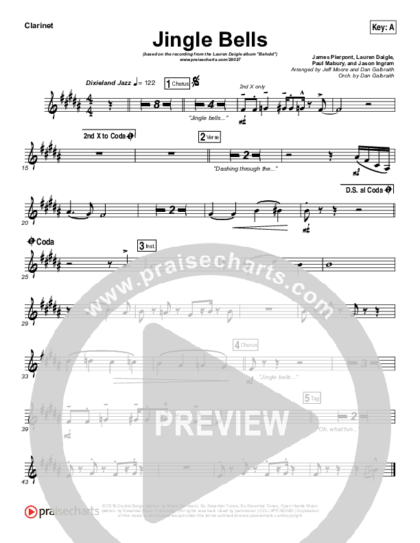 Jingle Bells (Lauren Daigle) PraiseCharts