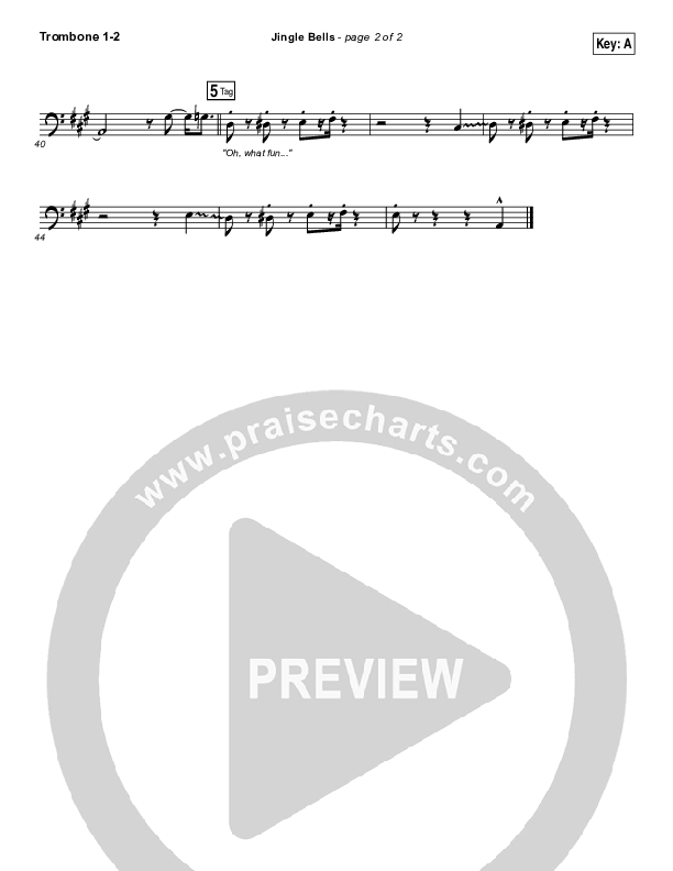 Jingle Bells Trombone 1/2 (Lauren Daigle)