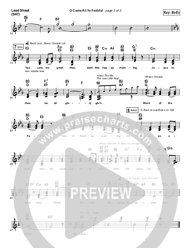 O Come All Ye Faithful Lead (SAT) (Lauren Daigle)