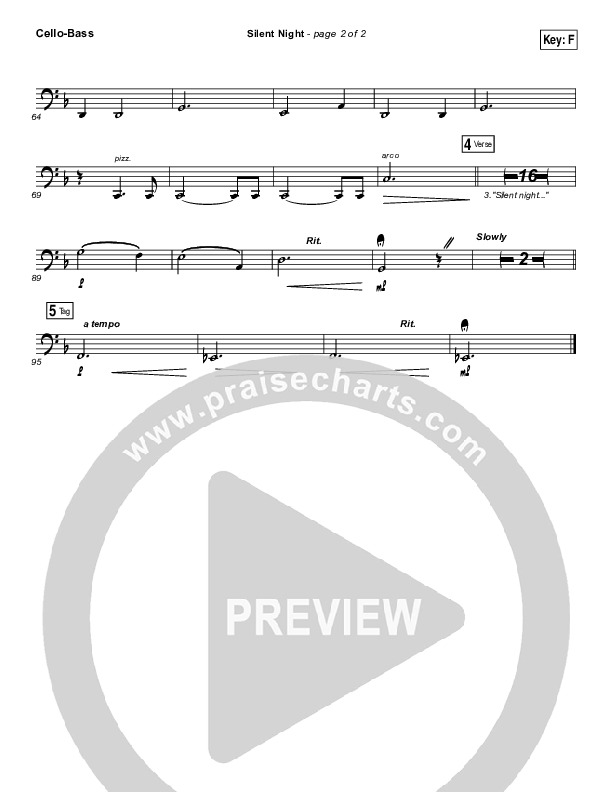 Silent Night Cello/Bass (Lauren Daigle)