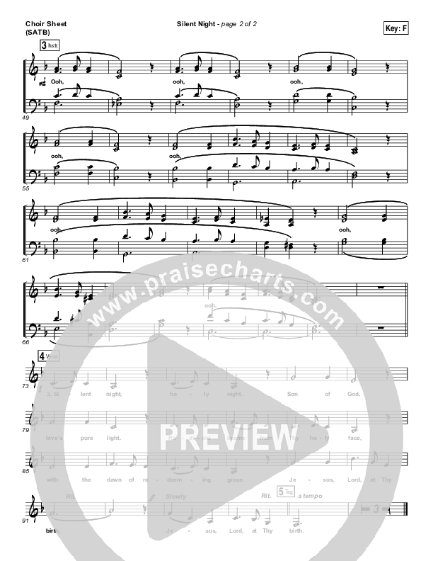 Silent Night Choir Vocals (SATB) (Lauren Daigle)