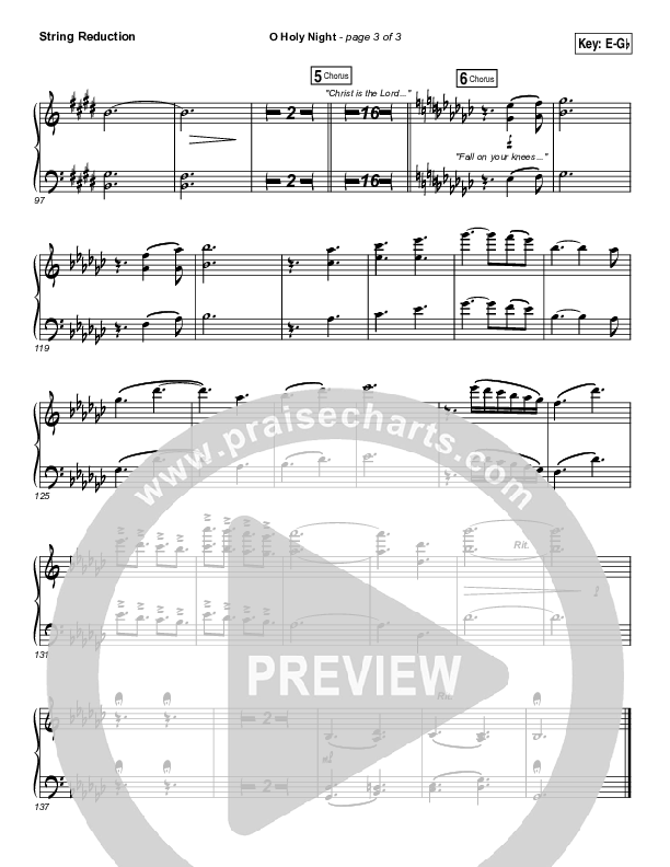 O Holy Night String Pack (Lauren Daigle)