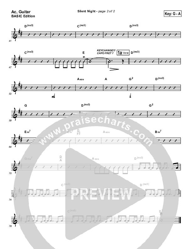 Silent Night Acoustic Guitar (Rosie Wyse / Joel Hill)