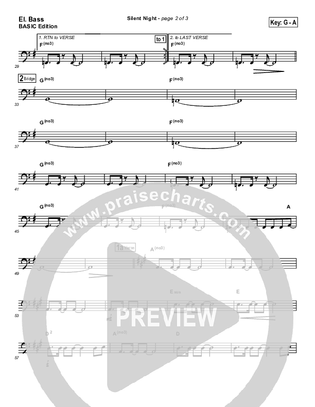 Silent Night Bass Guitar (Rosie Wyse / Joel Hill)