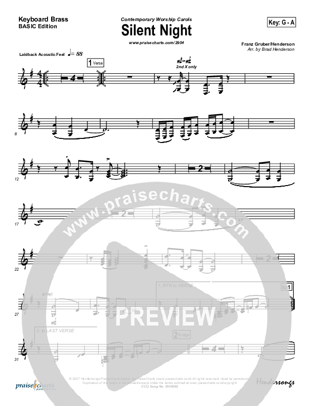 Silent Night Synth Brass (Rosie Wyse / Joel Hill)