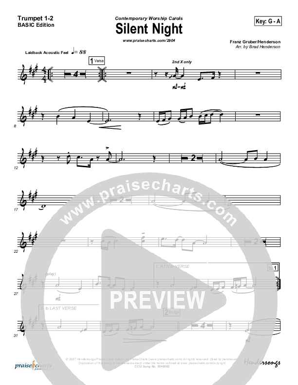 Silent Night Trumpet 1,2 (Rosie Wyse / Joel Hill)