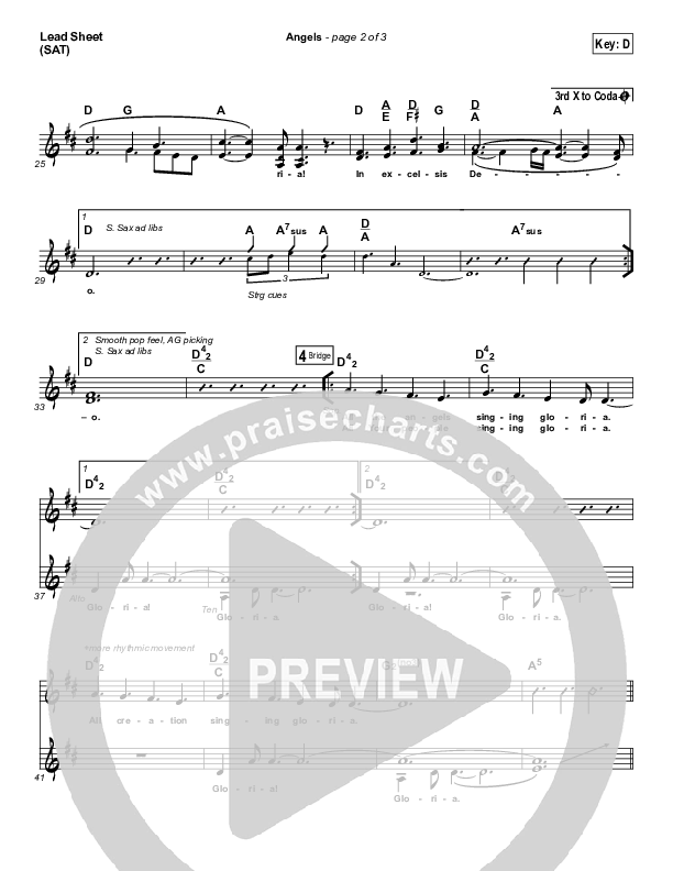 Angels Lead Sheet (Andy Park)