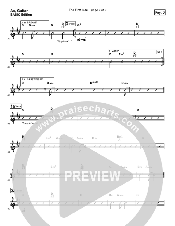 The First Noel Acoustic Guitar (Jeff Elkins)