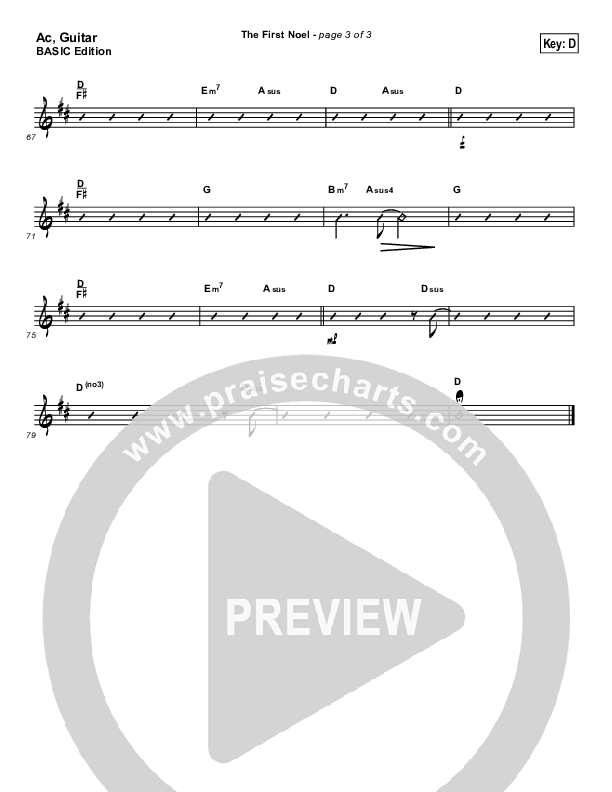 The First Noel Acoustic Guitar (Jeff Elkins)