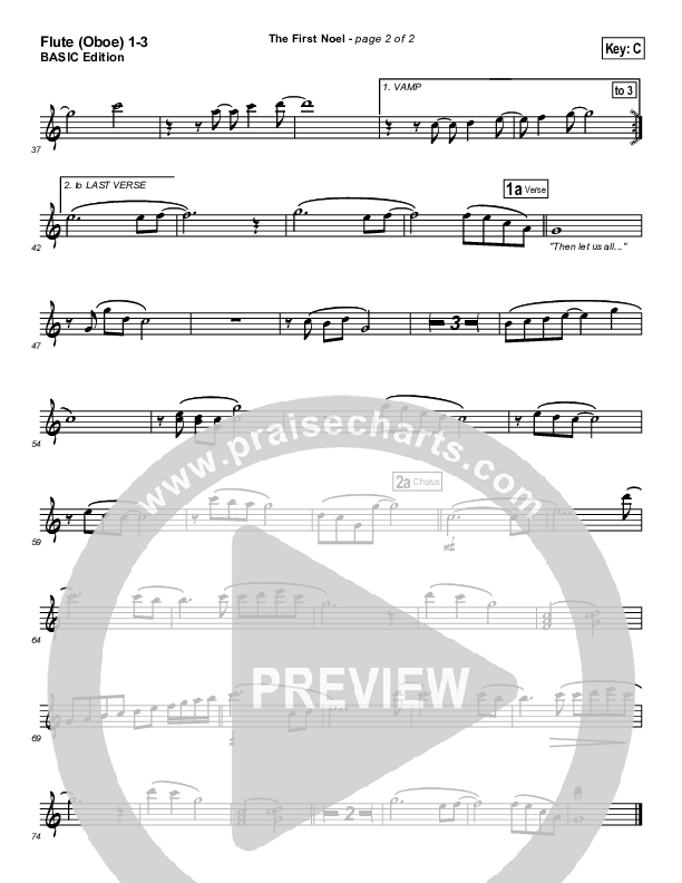 The First Noel Flute/Oboe 1/2/3 (Jeff Elkins)