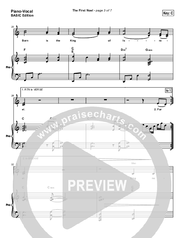 The First Noel Piano/Vocal & Lead (Jeff Elkins)