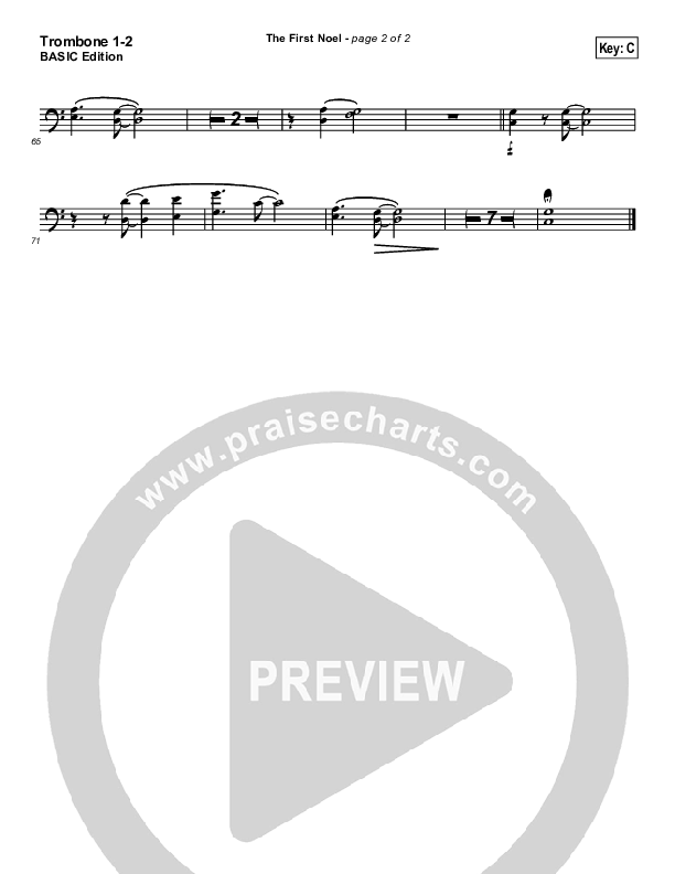 The First Noel Trombone 1/2 (Jeff Elkins)