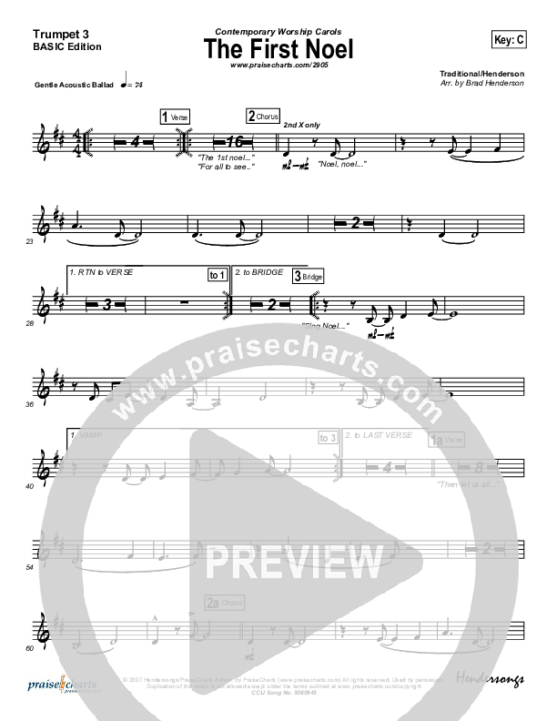 The First Noel Trumpet 3 (Jeff Elkins)