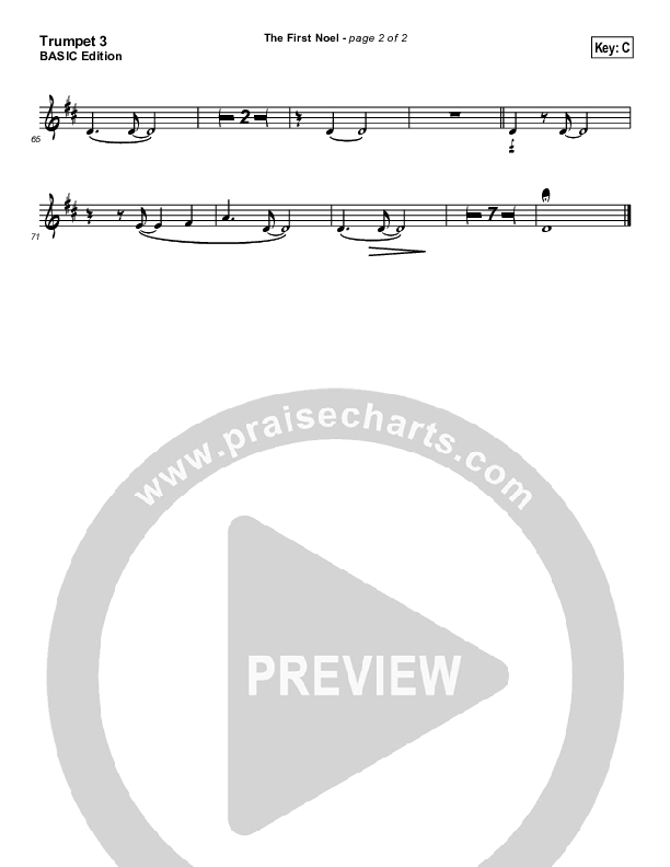 The First Noel Trumpet 3 (Jeff Elkins)