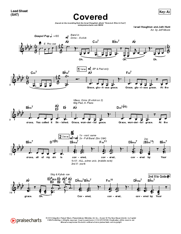 Covered Lead (SAT) (Israel Houghton)