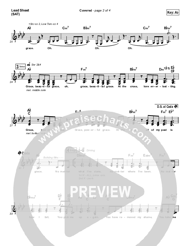Covered Lead Sheet (SAT) (Israel Houghton)