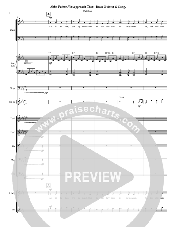 Abba Father We Approach Thee (Hymn to Joy) Orchestration (Chris Hansen)