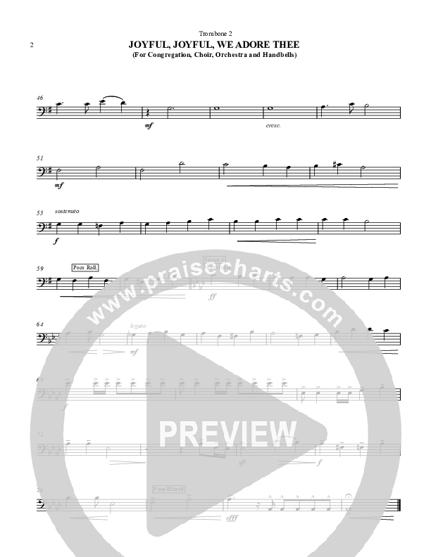 Joyful Joyful We Adore Thee Trombone 2 (Chris Hansen)