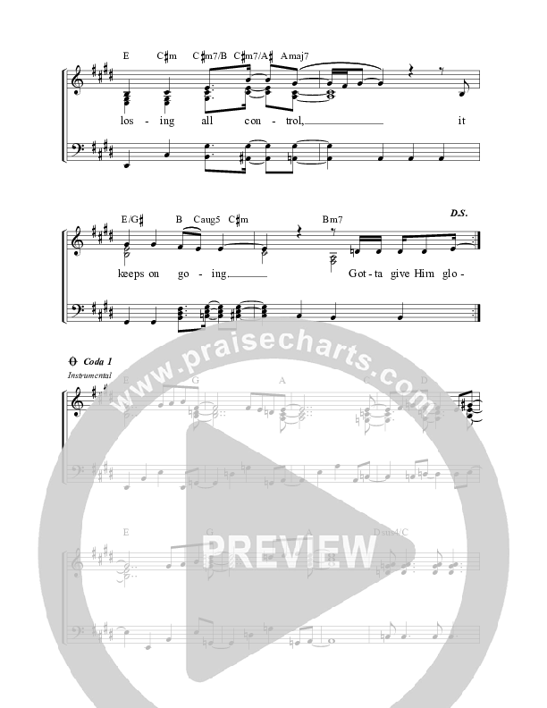 Gotta Give Him Glory Piano/Vocal & Lead (Planetshakers)