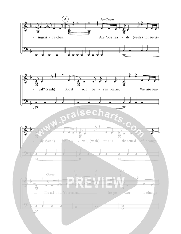 Here Comes The Revival Lead & Piano (Planetshakers)