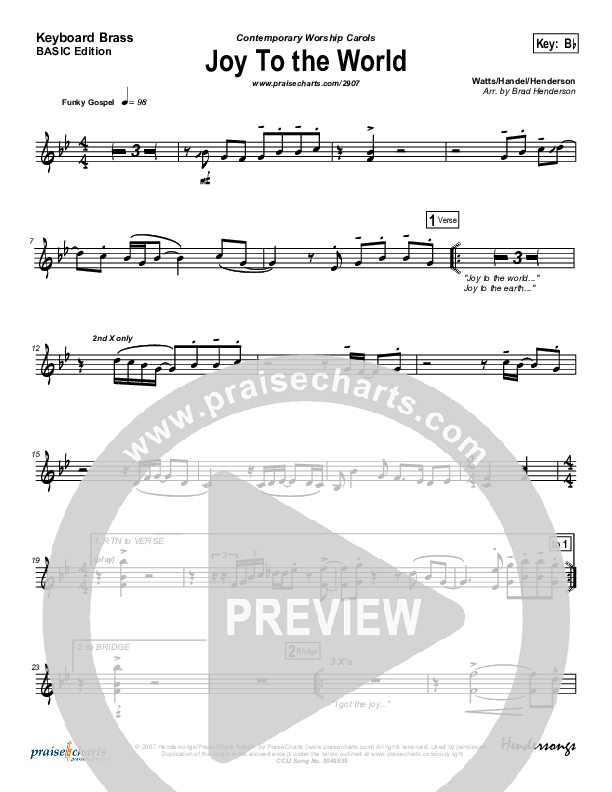 Joy To The World Synth Brass (Dennis Jernigan)