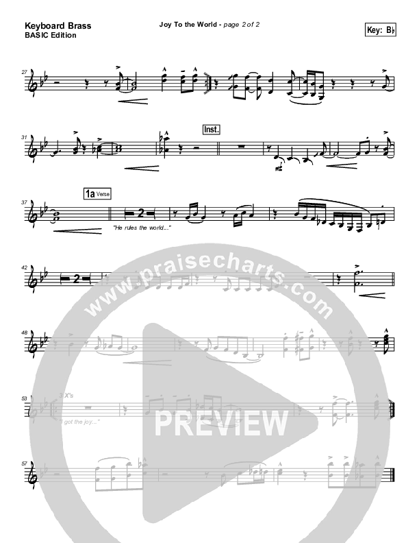 Joy To The World Synth Brass (Dennis Jernigan)