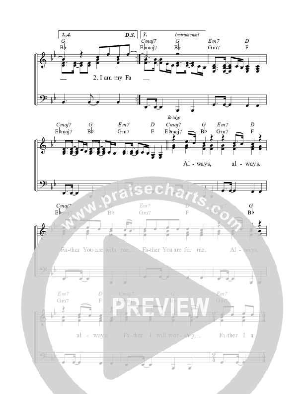 My Father's Child Piano/Vocal (Planetshakers)