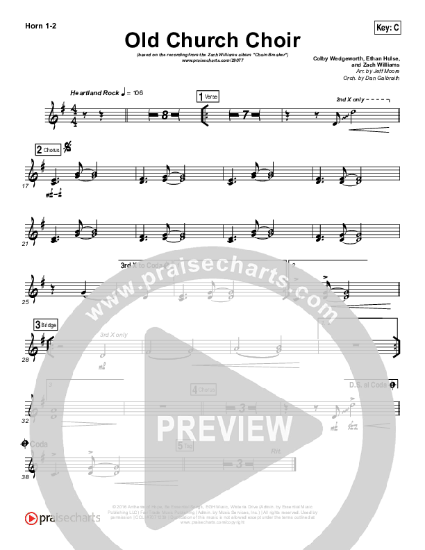 Old Church Choir French Horn 1/2 (Zach Williams)