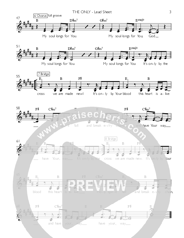 The Only Lead Sheet (Valley Worship)