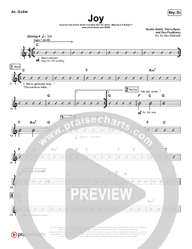 Joy Rhythm Chart (Dustin Smith)