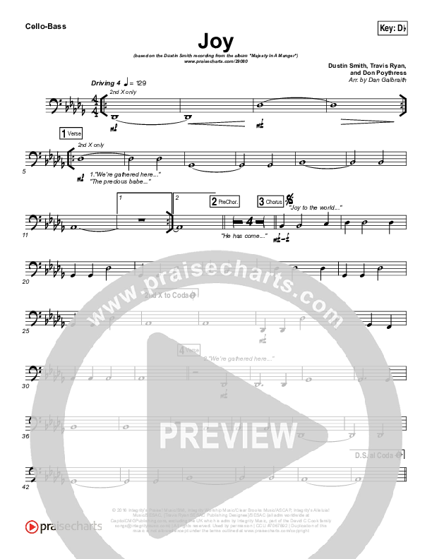 Joy Cello/Bass (Dustin Smith)