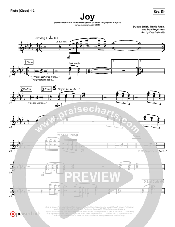 Joy Flute/Oboe 1/2/3 (Dustin Smith)