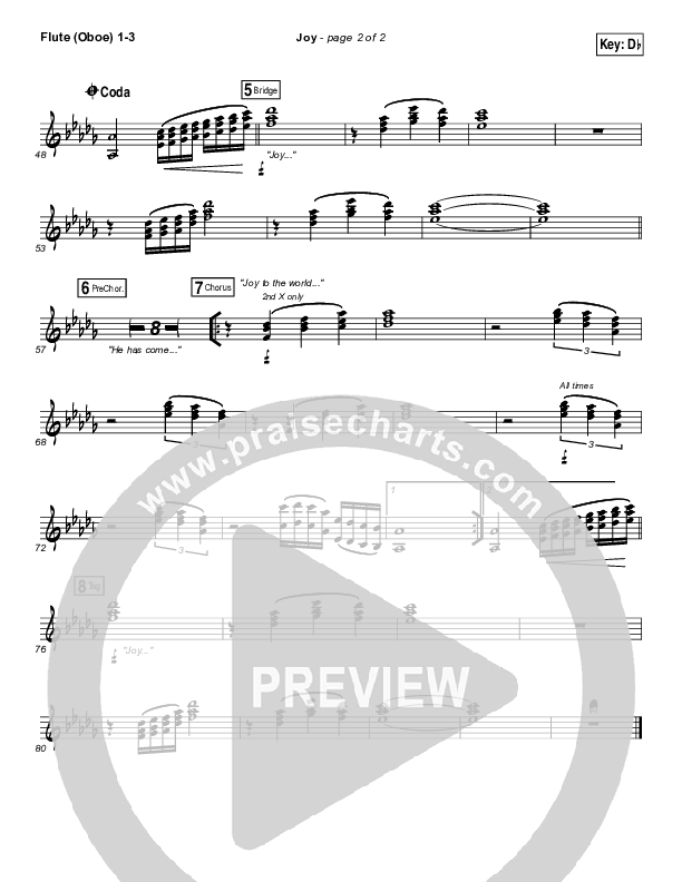 Joy Flute/Oboe 1/2/3 (Dustin Smith)