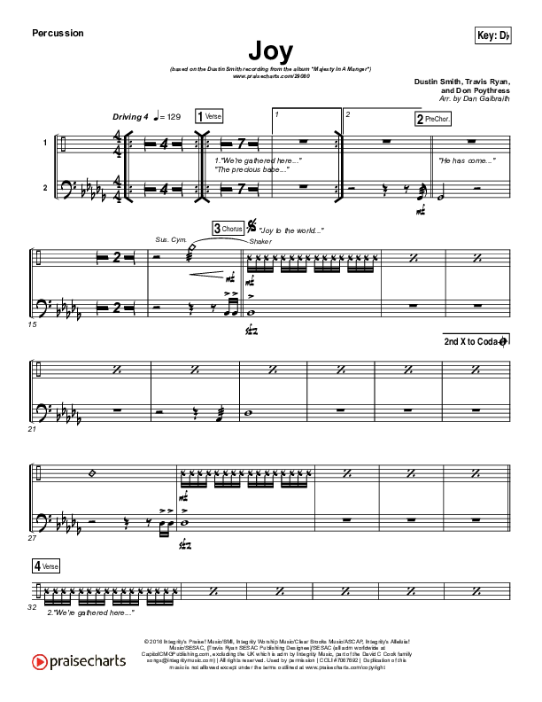 Joy Percussion (Dustin Smith)